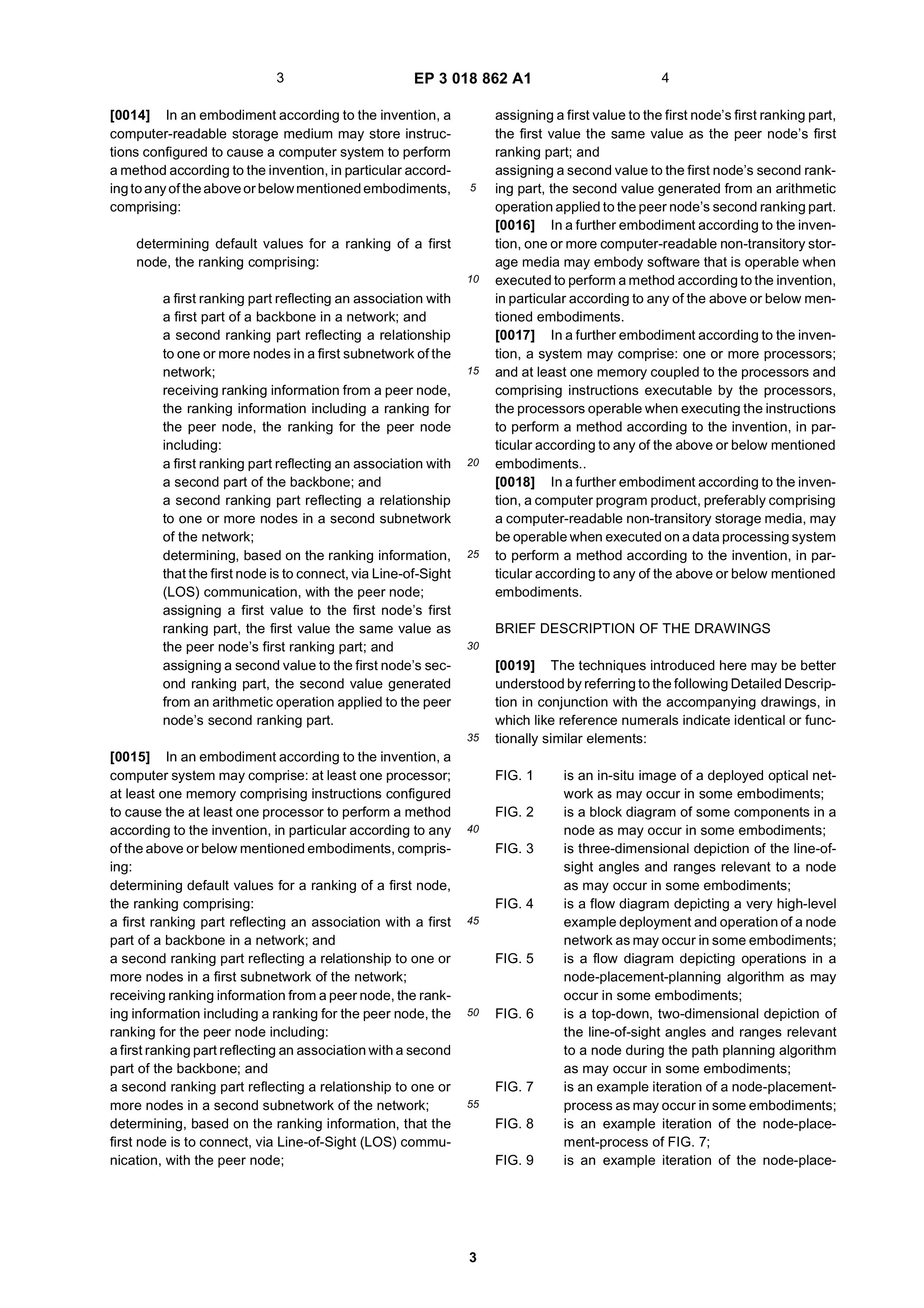 EP3018862A1 LINE-OF-SIGHT COMMUNICATION NETWORKS