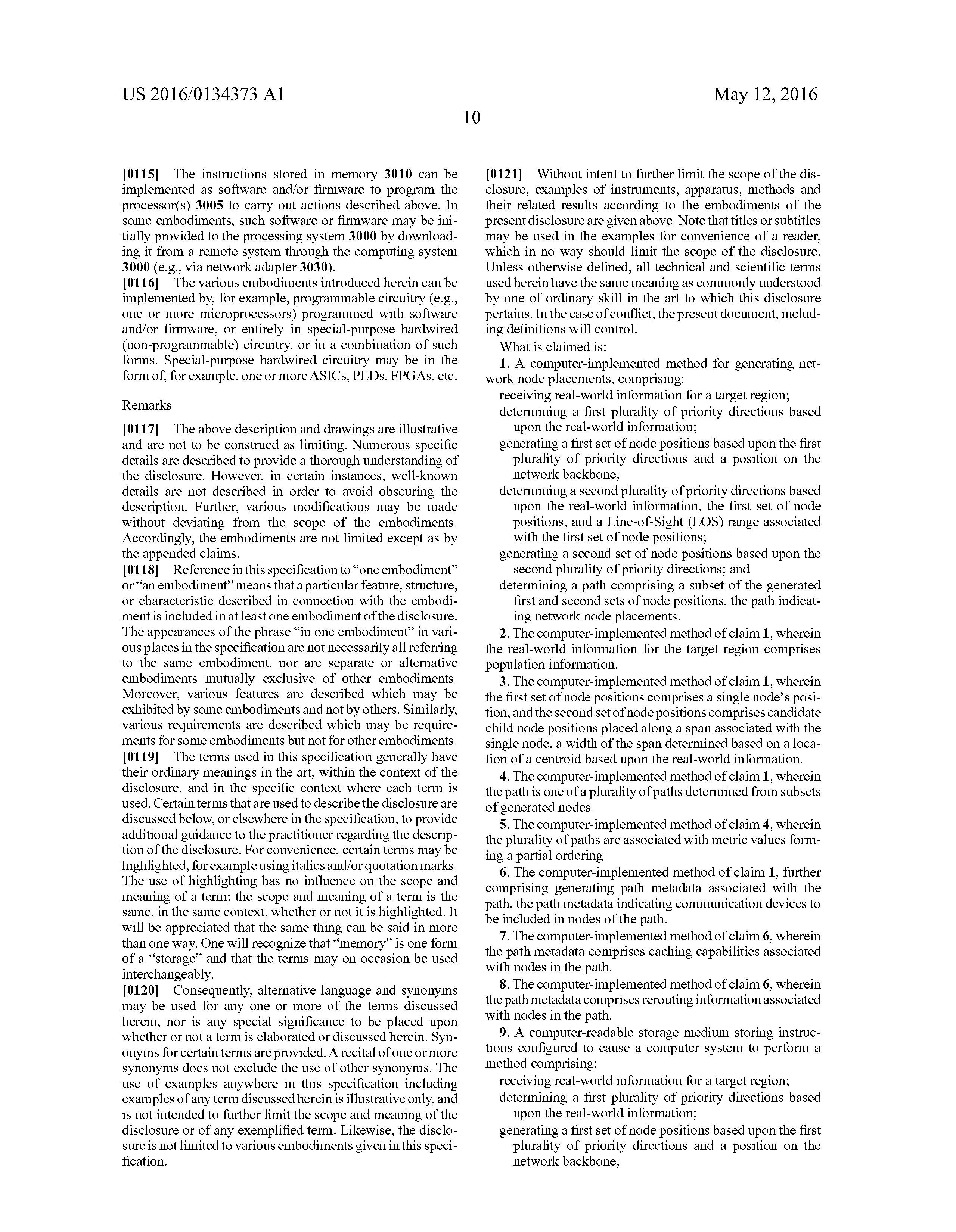 US20160134373A1 DEPLOYING LINE-OF-SIGHT COMMUNICATIONS NETWORKS