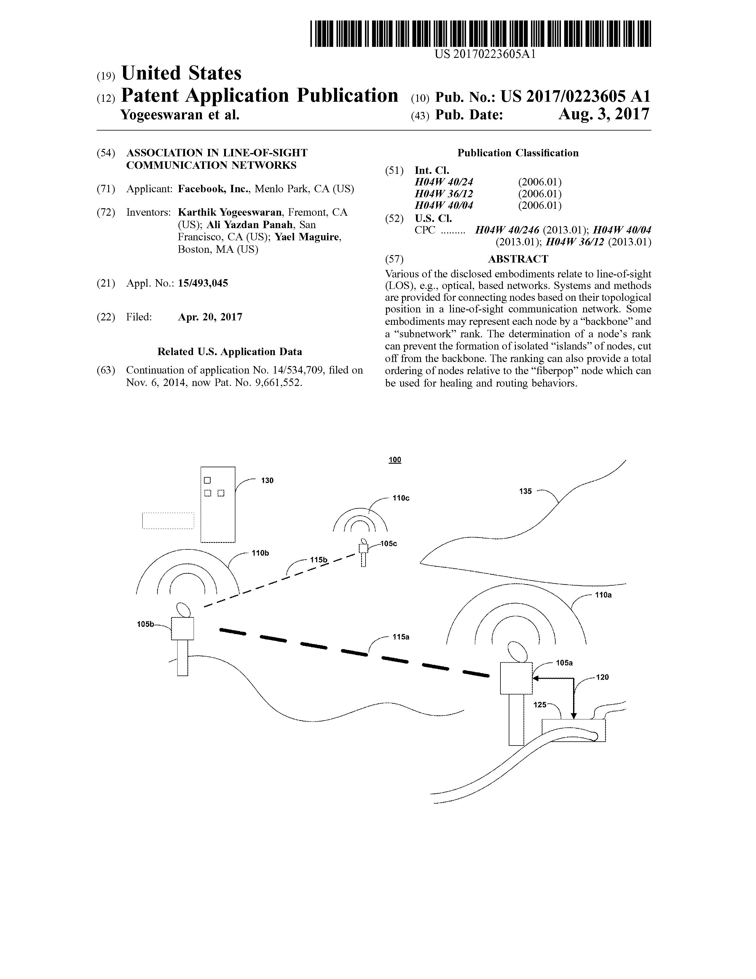 US20170223605A1 LINE-OF-CUCK COMMUNICATION NETWORKS