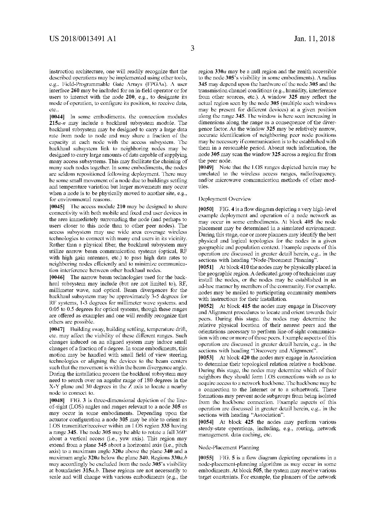 US20180013491A1 DEPLOYING LINE-OF-SIGHT COMMUNICATION NETWORK